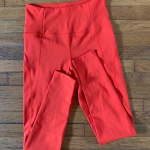 Girlfriend collective red leggings sm never worn